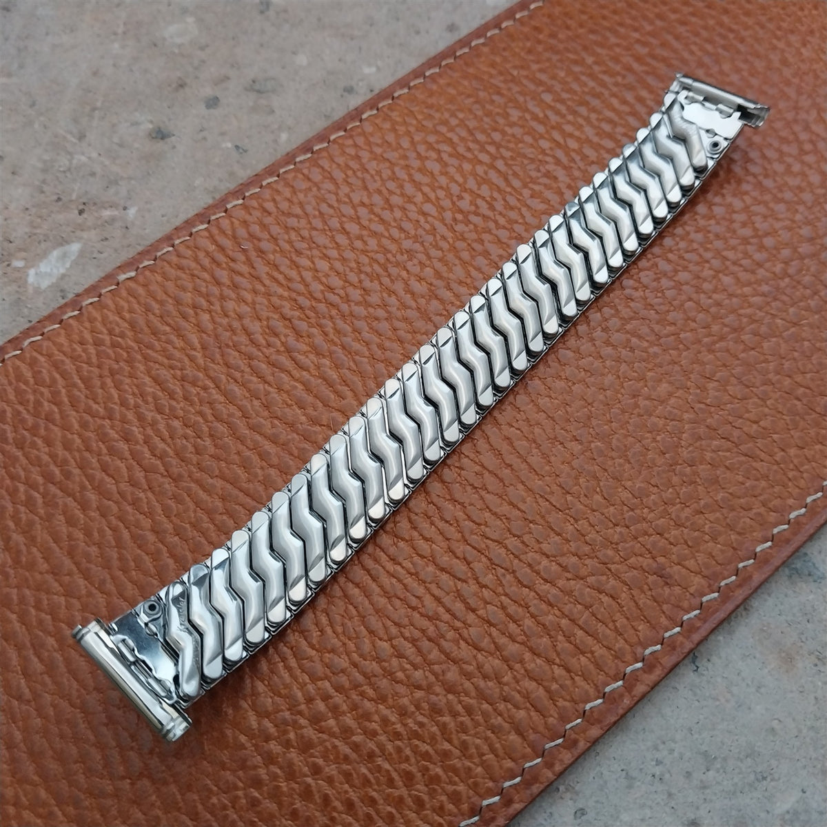 19mm 18mm 17.2mm 16mm Kreisler Stainless Steel Unused 1960s Vintage Watch Band