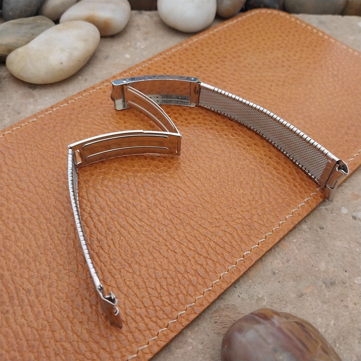 Vintage 19mm 18mm 17mm Kestenmade Stainless Steel Unused nos 1960s Watch Band