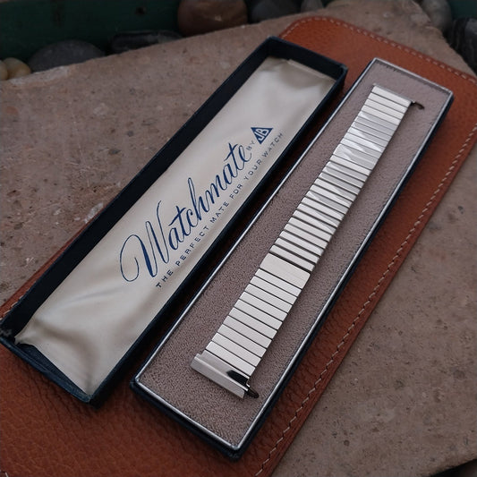 1950s Vintage 19mm 18mm 16mm Stainless JB Champion Watchmate Unused Watch Band