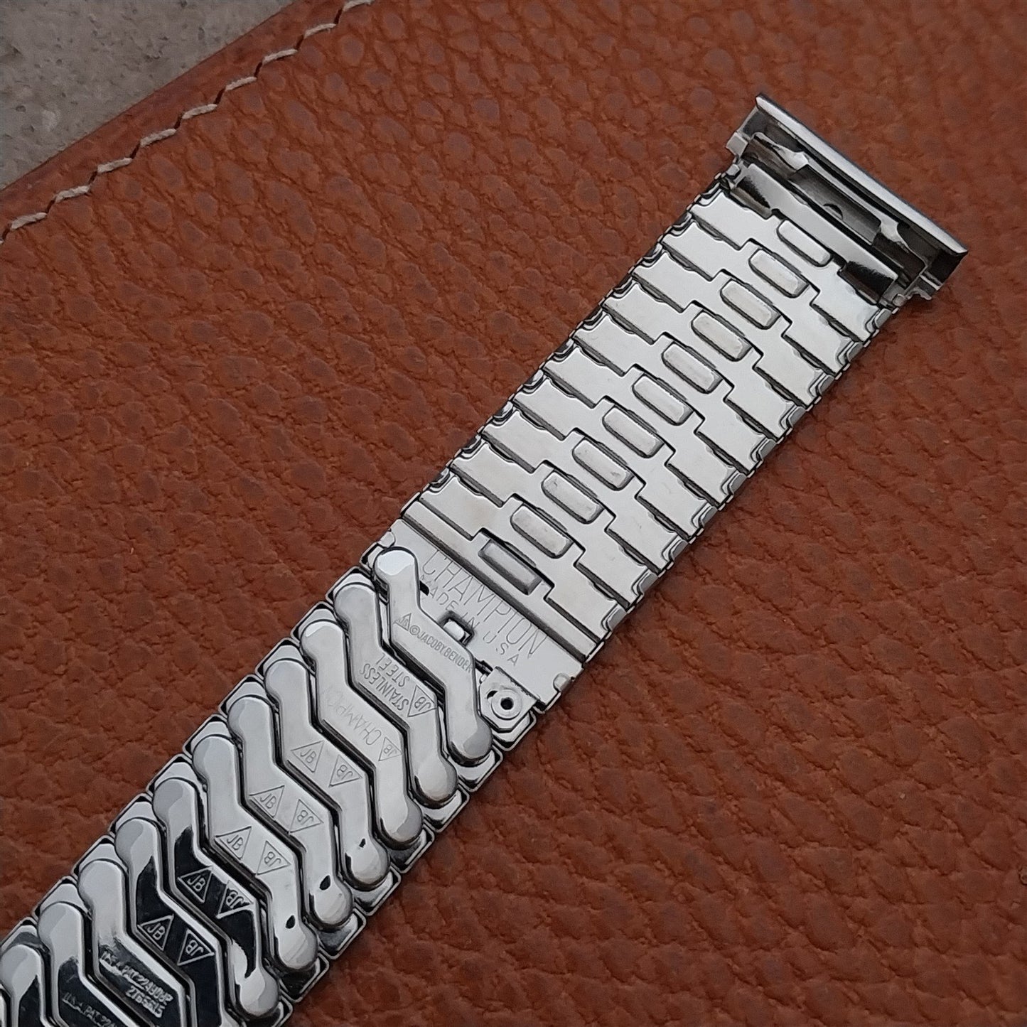1950s Vintage 19mm 18mm 16mm Stainless JB Champion Watchmate Unused Watch Band