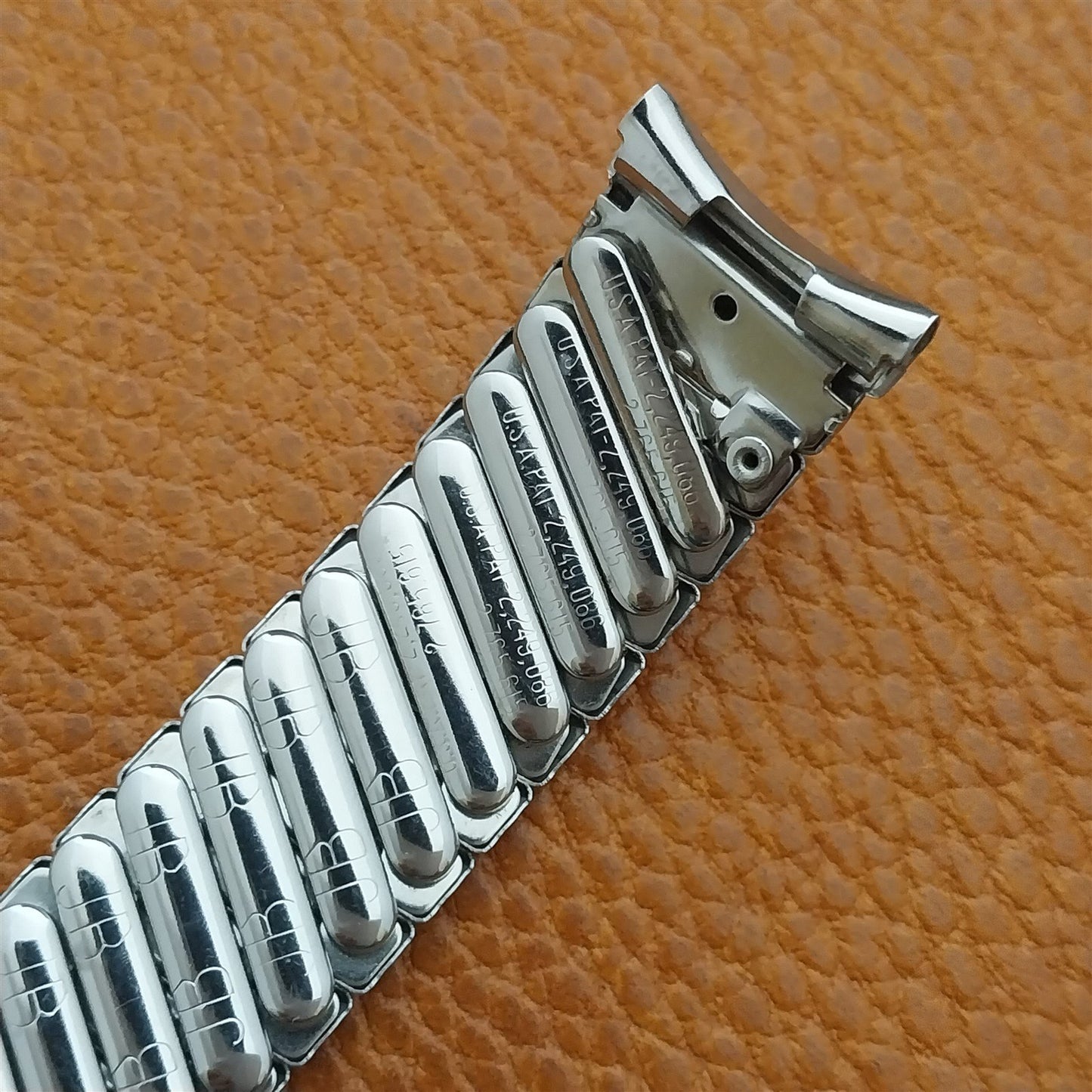 19mm 18mm 17.2mm JB Champion Stainless Steel Unused 1950s Vintage Watch Band