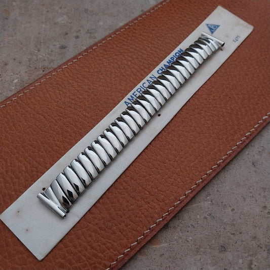 5/8" Stainless Steel JB American Champion Unused 1950s Vintage Watch Band