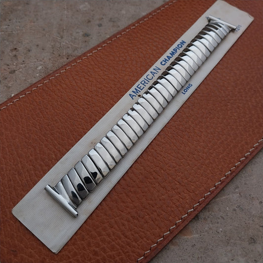 19mm 18mm 16mm Stainless JB American Champion Unused 1940s Vintage Watch Band