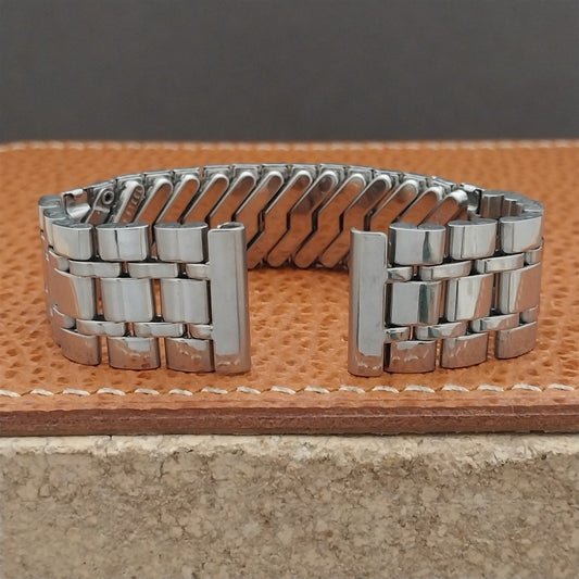 11/16" 17.2mm Stainless Steel Diver skindiver Unused 1970s Vintage Watch Band