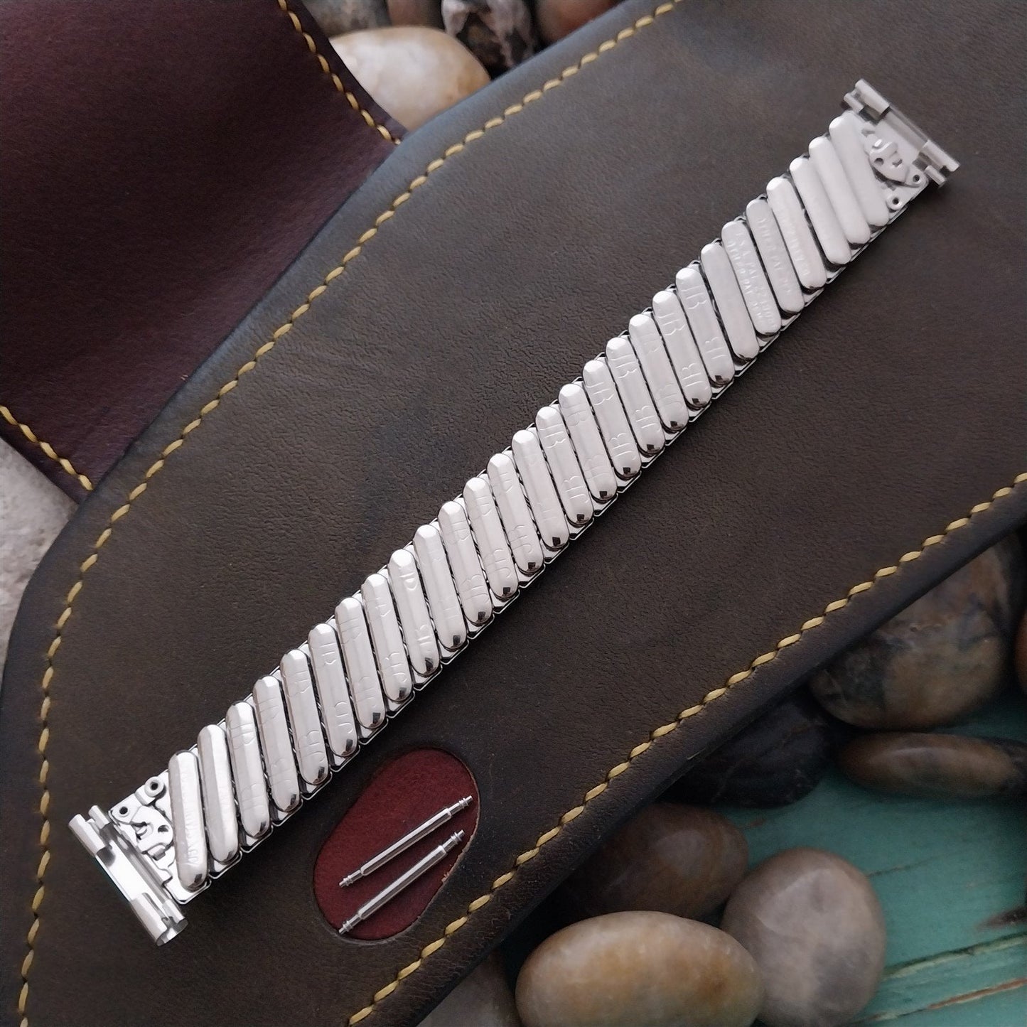 19mm 18mm 16mm Stainless JB Champion Unused nos 1950s Vintage Watch Band