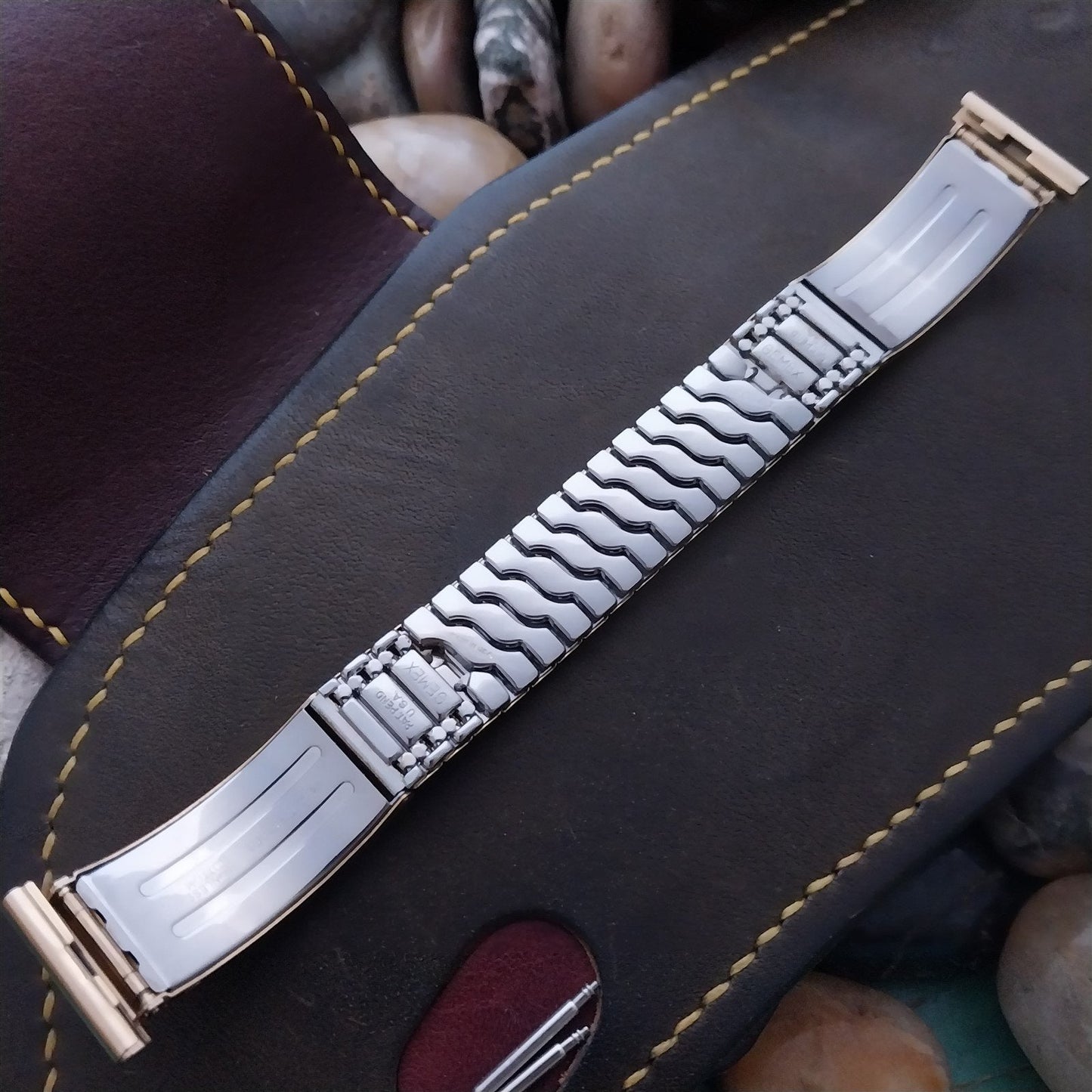 Mid Century 19mm 18mm 17mm 16mm Gold-Fill Gemex Unused 1950s Vintage Watch Band