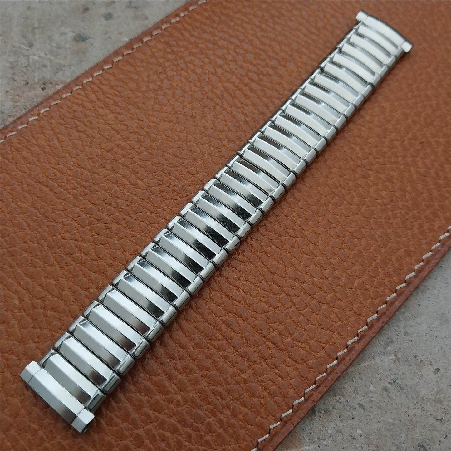 Stainless Steel JB Champion Edgecombe 19mm 17.2mm Unused 50s Vintage Watch Band