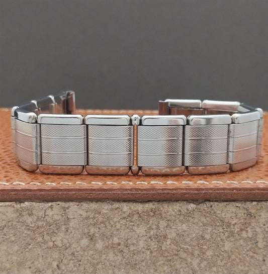 16mm Fischer Long Stainless Steel Military Wire Lug Unused Vintage Watch Band
