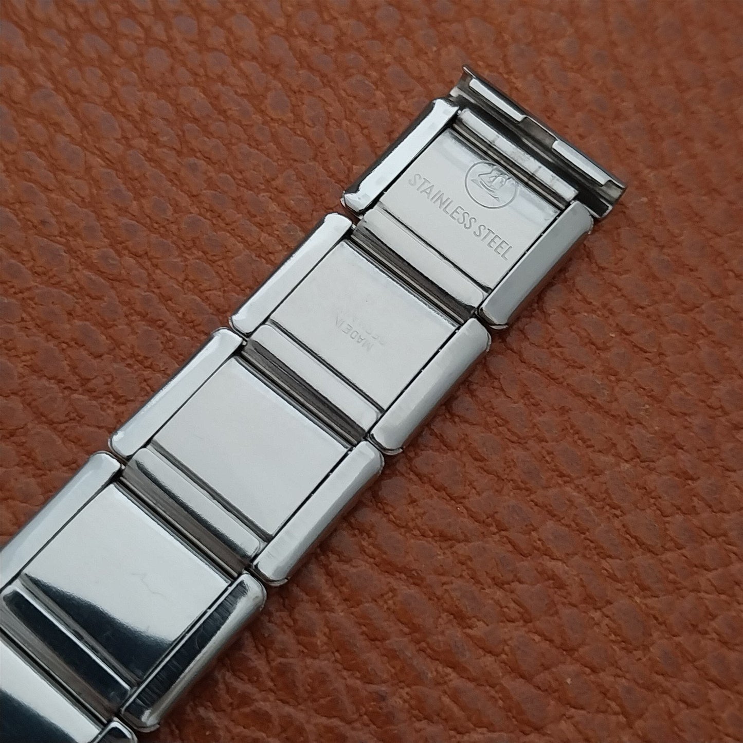 16mm Fischer Long Stainless Steel Military Wire Lug Unused Vintage Watch Band