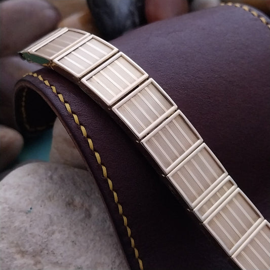 12K Gold-Filled 5/8" Gemex Marlborough mcm Unused nos 1950s Vintage Watch Band