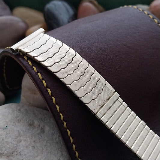 19mm 18mm 16mm Speidel 10k Gold-Fill Riptide Expansion Unused Vintage Watch Band