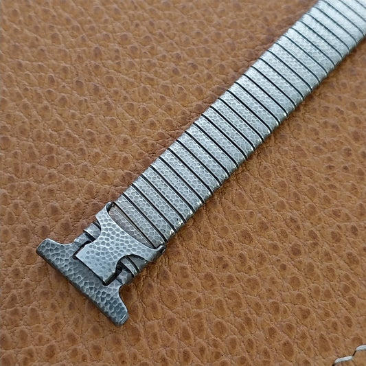 3/4" Bliss Surefit Nickel Wire Lug Trench Unused nos 1920s Vintage Watch Band