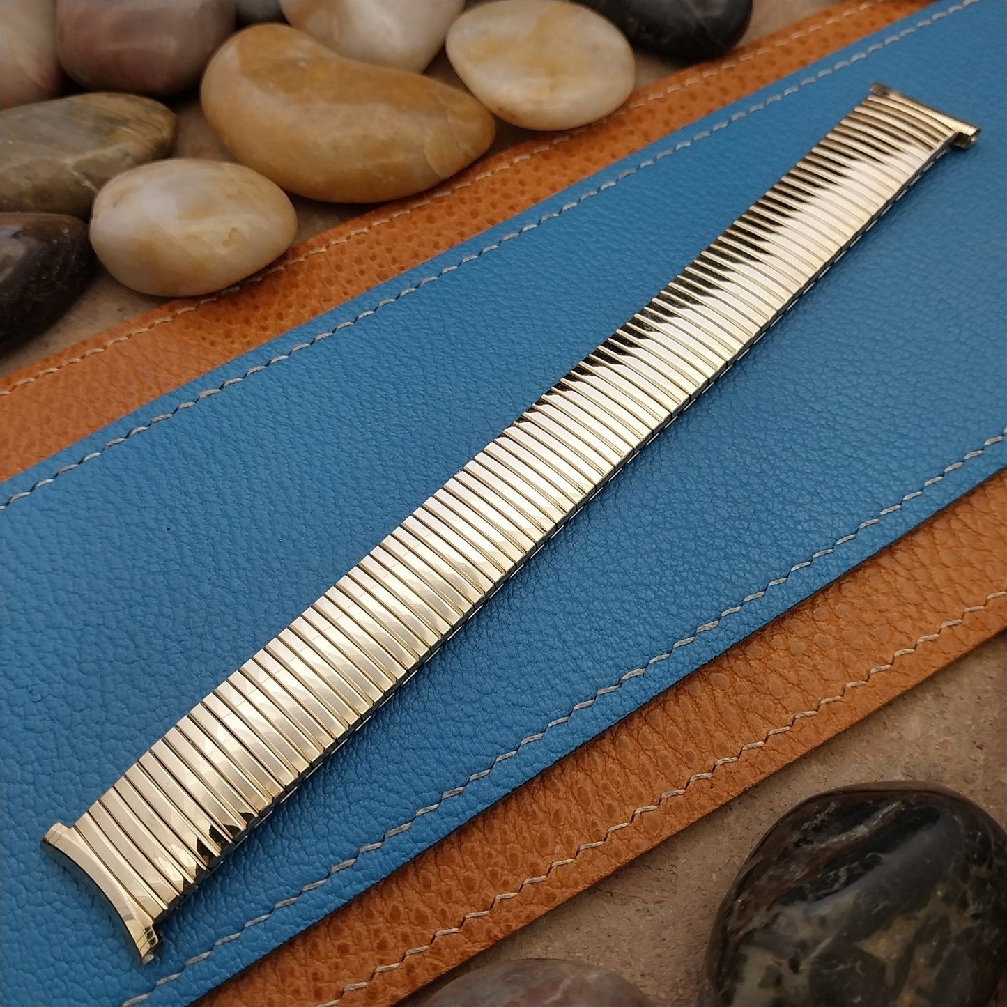 16mm 18mm 19mm Long Speidel 10K Yellow Gold-Fill Unused 1969 Vintage Watch Band