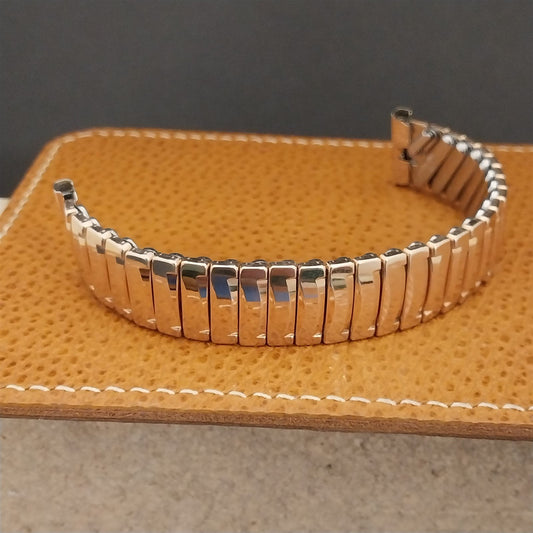 19mm 18mm Rose Gold-Filled JB Champion Venetian 1950s Unused Vintage Watch Band