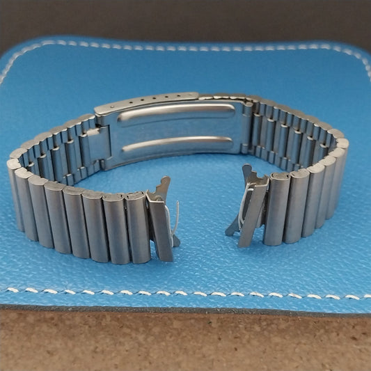 17mm Bulova Stainless Steel Flat-End Unused nos 1960s-1970s Vintage Watch Band