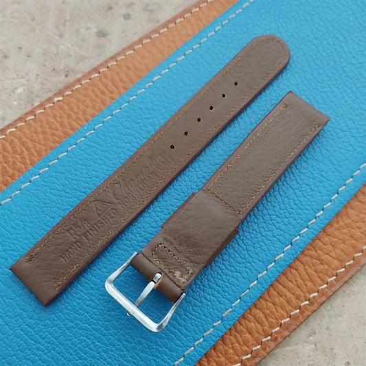 Vintage Elgin Signed Buckle & 5/8" JB Champion Calf Classic Unused Watch Strap