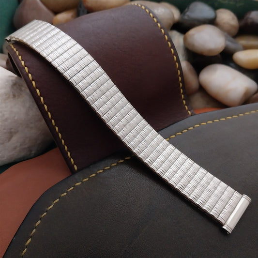 Kreisler 19mm 18mm Stainless Steel DuraFlex 1960s Unused Vintage Watch Band