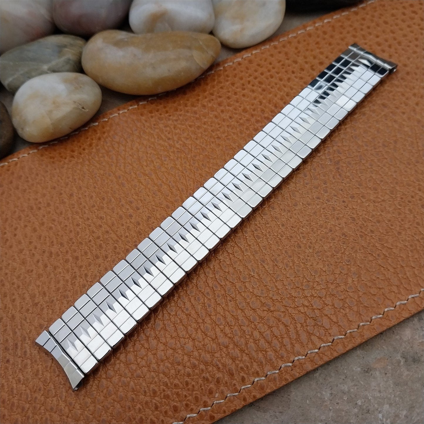 17.2mm Admiral Stainless Steel Expansion Unused 1950s Vintage Watch Band