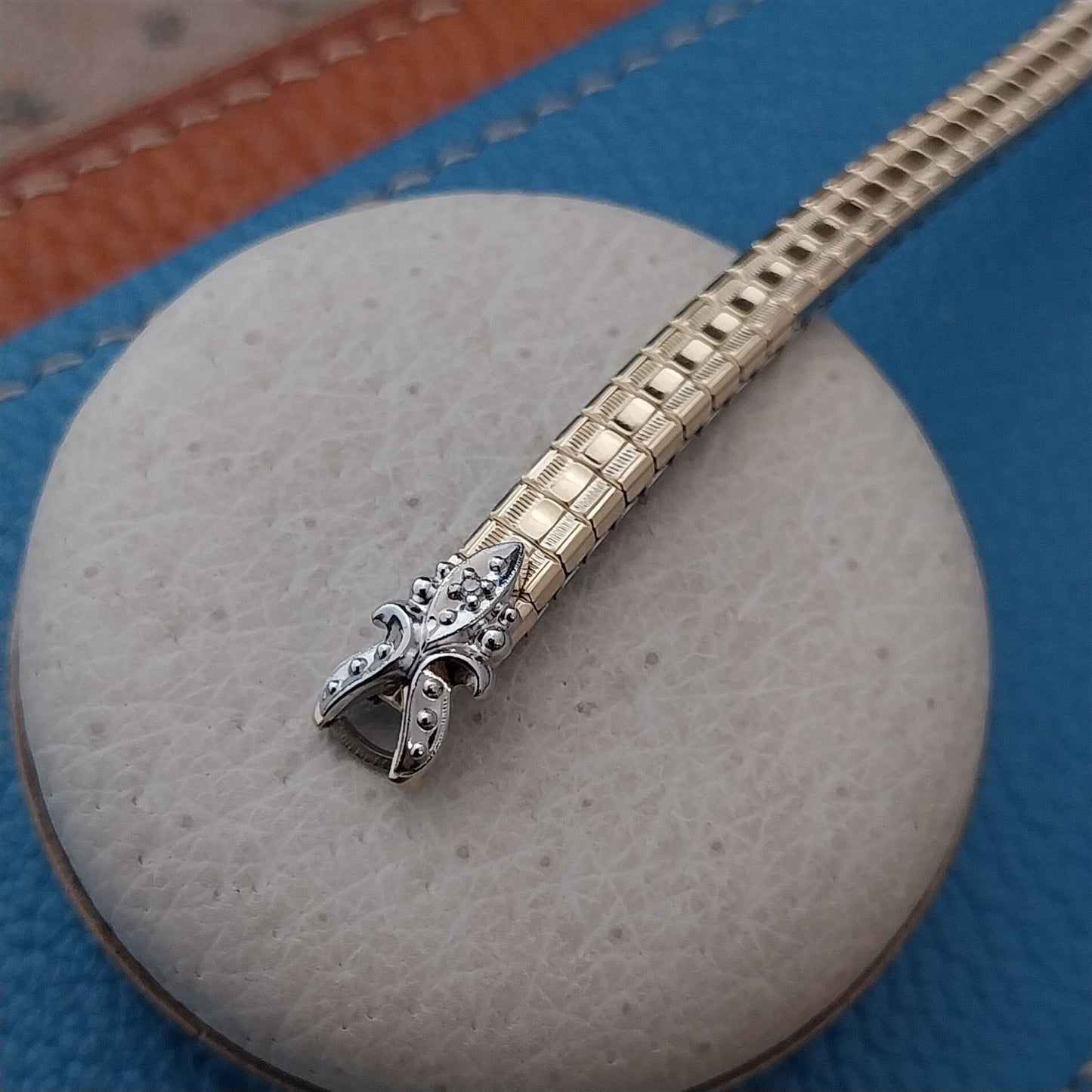 Ladies Gold-Fill & Diamond Speidel Unused Vintage Cocktail Watch Band