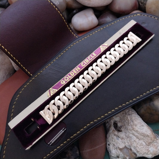5/8" JB Champion Golden Circle Short Gold-Filled Unused 1950s Vintage Watch Band
