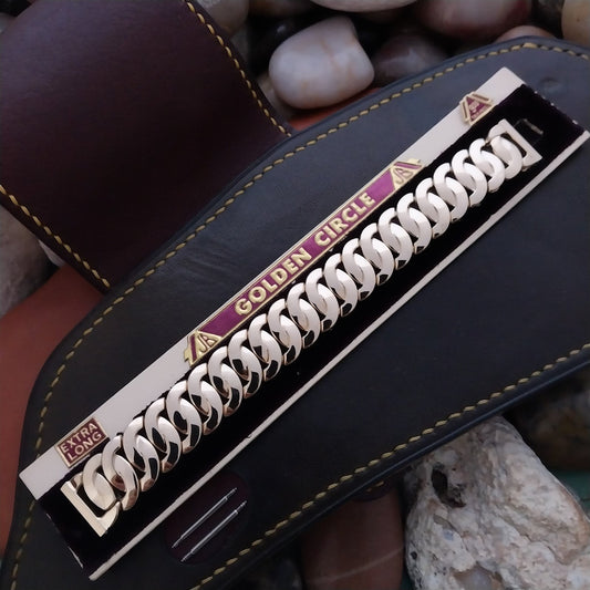 5/8" Long JB Champion Golden Circle Gold-Fill Unused 1950s Vintage Watch Band