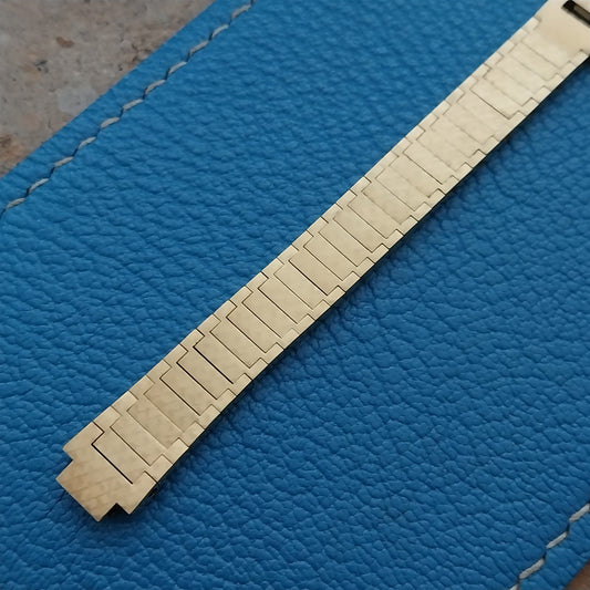 Seiko Yellow Gold-Tone Ladies Internal Lug Unused Vintage Cocktail Watch Band