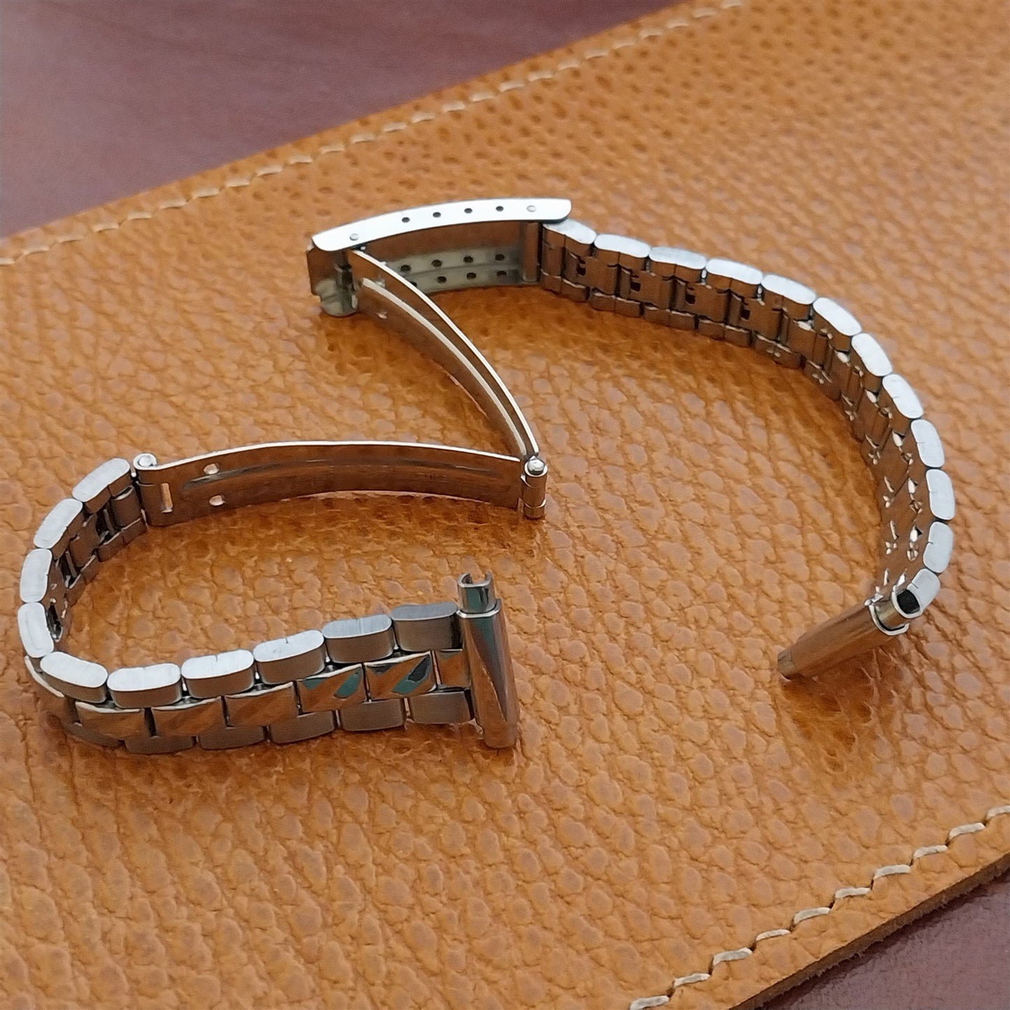 11mm-16mm Bulova Ladies Stainless Steel nos Unused 1970s Vintage Watch Band