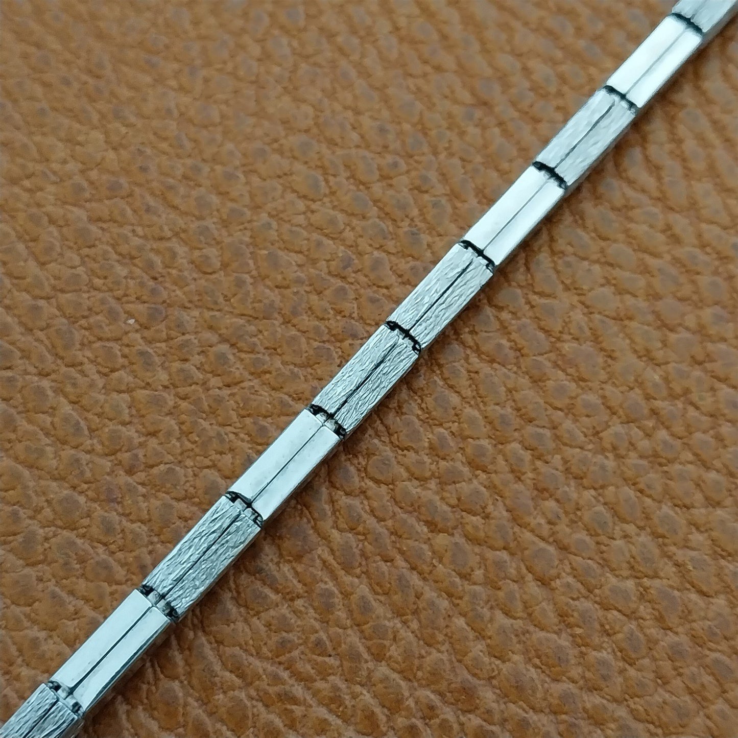Ladies White Gold-Filled Finesse 1960s Unused Vintage Cocktail Watch Band