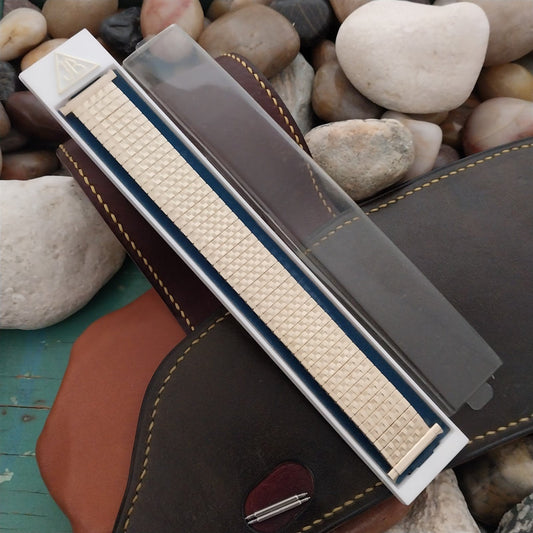 Long 17mm 18mm 19mm Gold-Filled Wide JB Champion Unused 1970s Watch Band