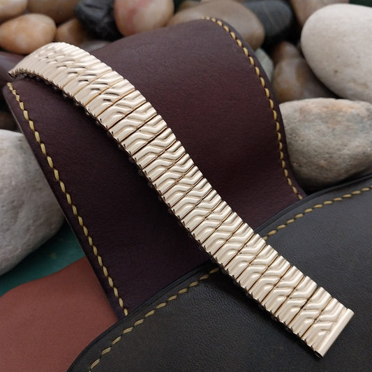 5/8" JB Champion USA 12k Gold-Filled Unused nos mcm 1950s Unused Watch Band