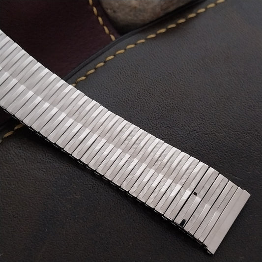 18mm Long Stainless Steel Stretch Expansion Unused Watch Band