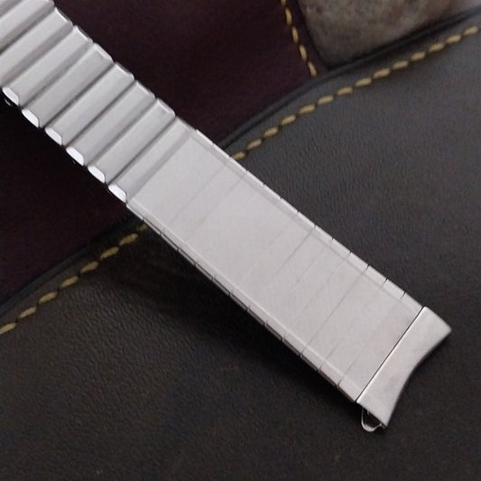 17.2mm Morflex Stainless Steel Expansion nos Unused 1960s-1970s Watch Band