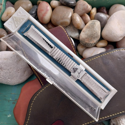19mm 18mm Unused 1960s nos Watch Band MCM Stainless Steel JB Champion USA