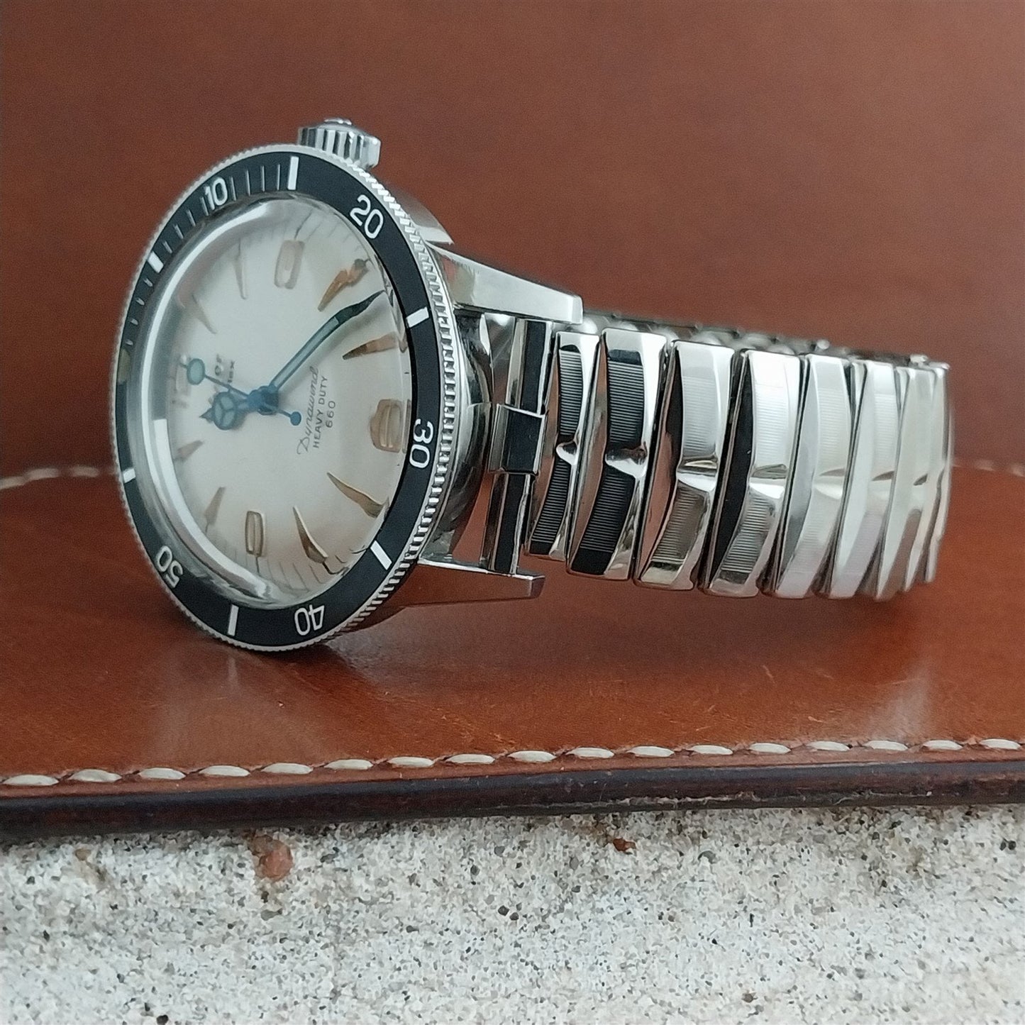 18mm 19mm JB Champion USA Stainless Steel Unused 1960s Watch Band