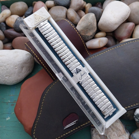 18mm 19mm JB Champion USA Stainless Steel Unused 1960s Watch Band