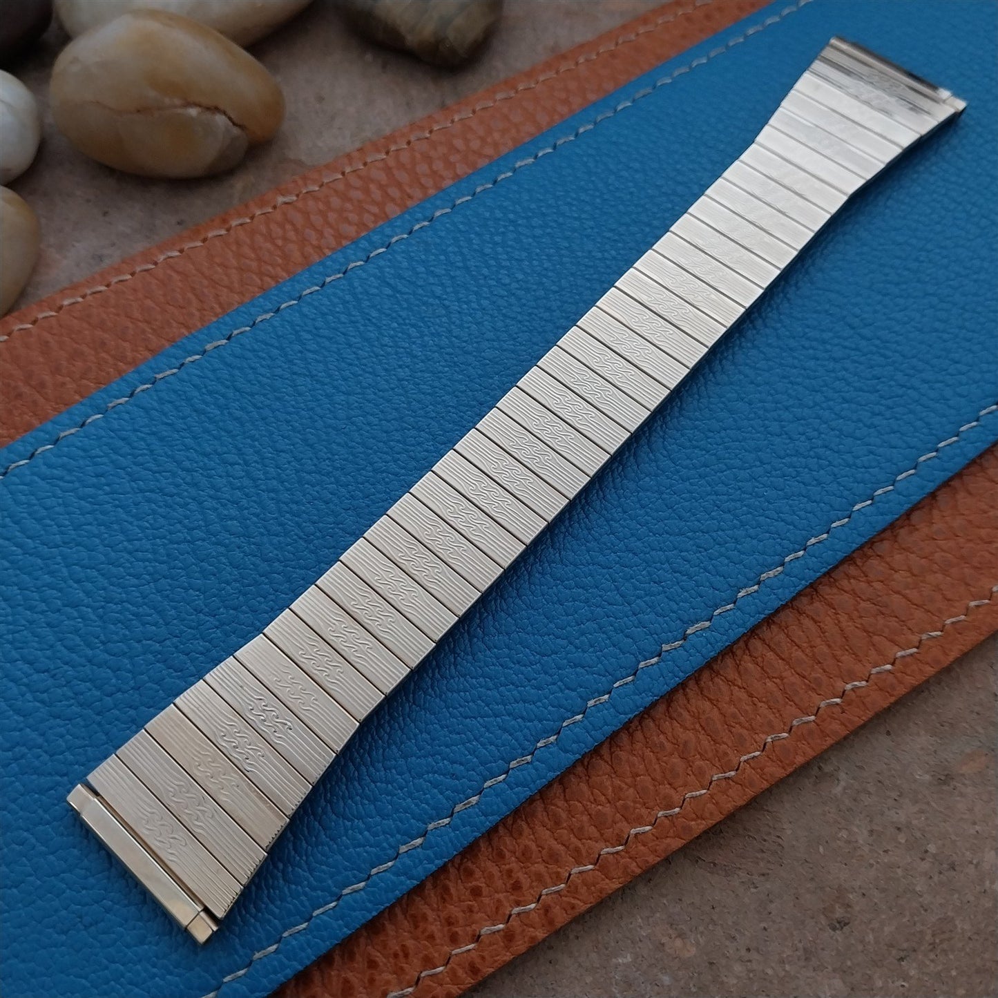 22mm 20mm 19mm Long Bulova 10k Gold rgp Wide Expansion 1970s Unused Watch Band