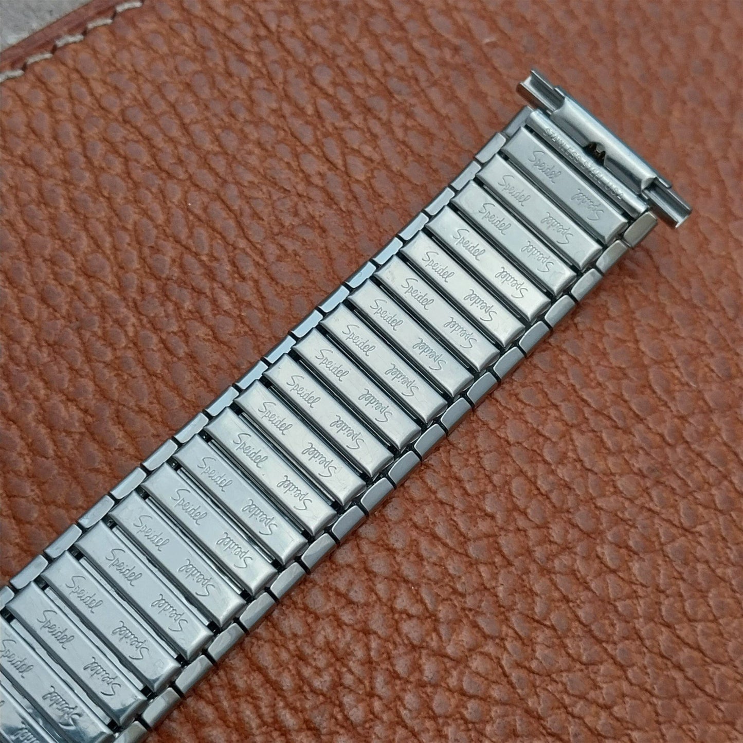 Vintage 22mm 20mm 18mm Wide Speidel Stainless Expansion Unused 1970s Watch Band
