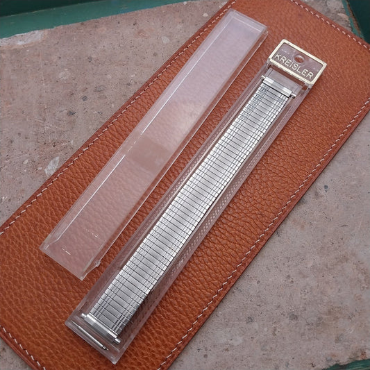 17mm 18mm 20mm Kreisler Ultra-Thin Stainless Steel 1980s Unused Watch Band