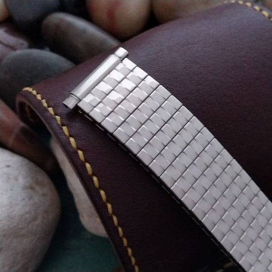 17mm 18mm 20mm 22mm 19mm Wide Stainless Steel Unused 1990s Watch Band