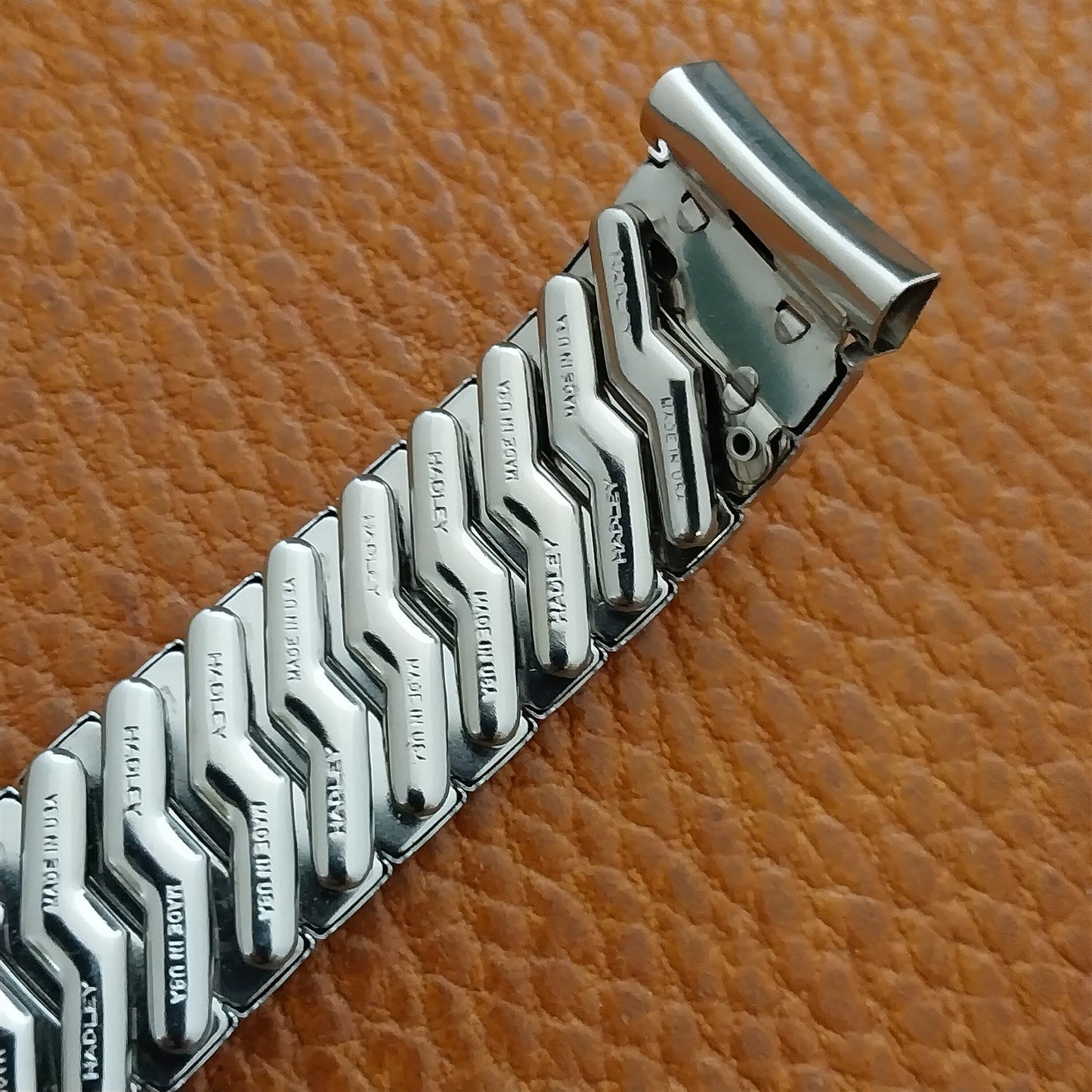 5/8" Elgin Hadley Stainless Steel Unused nos 1950s Vintage Watch Band