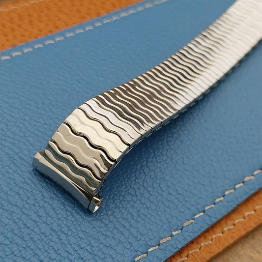 Stainless Steel Expansion Speidel Riptide 16mm 18mm 19mm 1970s Unused Watch Band