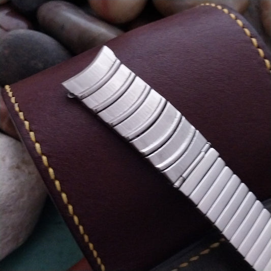 17.2mm Perfit Japan Stainless Steel Expansion nos Unused 1960s-1970s Watch Band