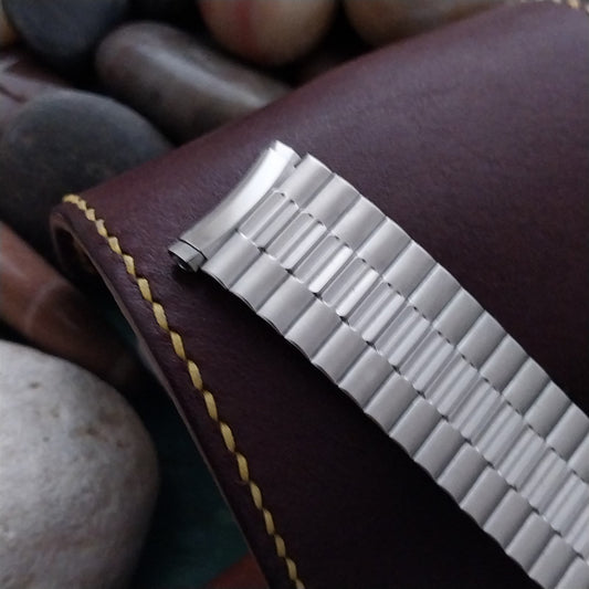 19mm 18mm Speidel USA Wide Stainless Steel Expansion Unused Vintage Watch Band