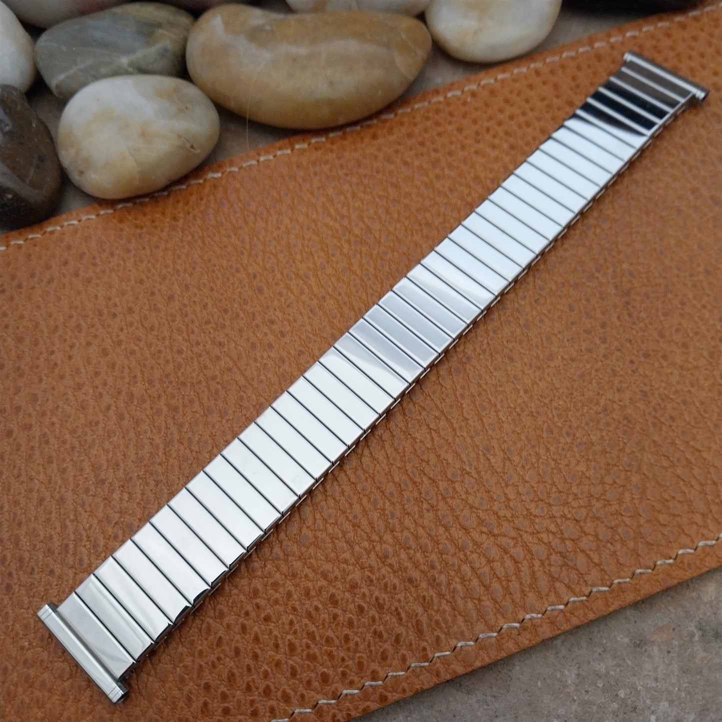 19mm 18mm 16mm Stainless Steel Speidel Plainsman 1964 nos Unused Watch Band