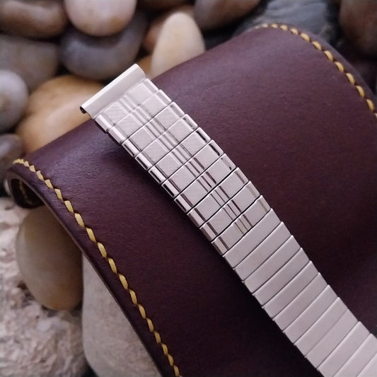 5/8" Stainless Steel Mark VII Triple-Flex Expansion nos 1950s Unused Watch Band