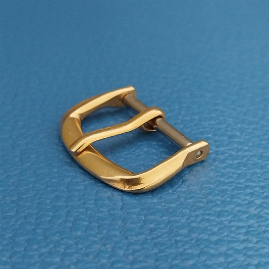 Vintage 5/8" Art Deco Gold-Tone Unused Classic 1950s Watch Band Buckle