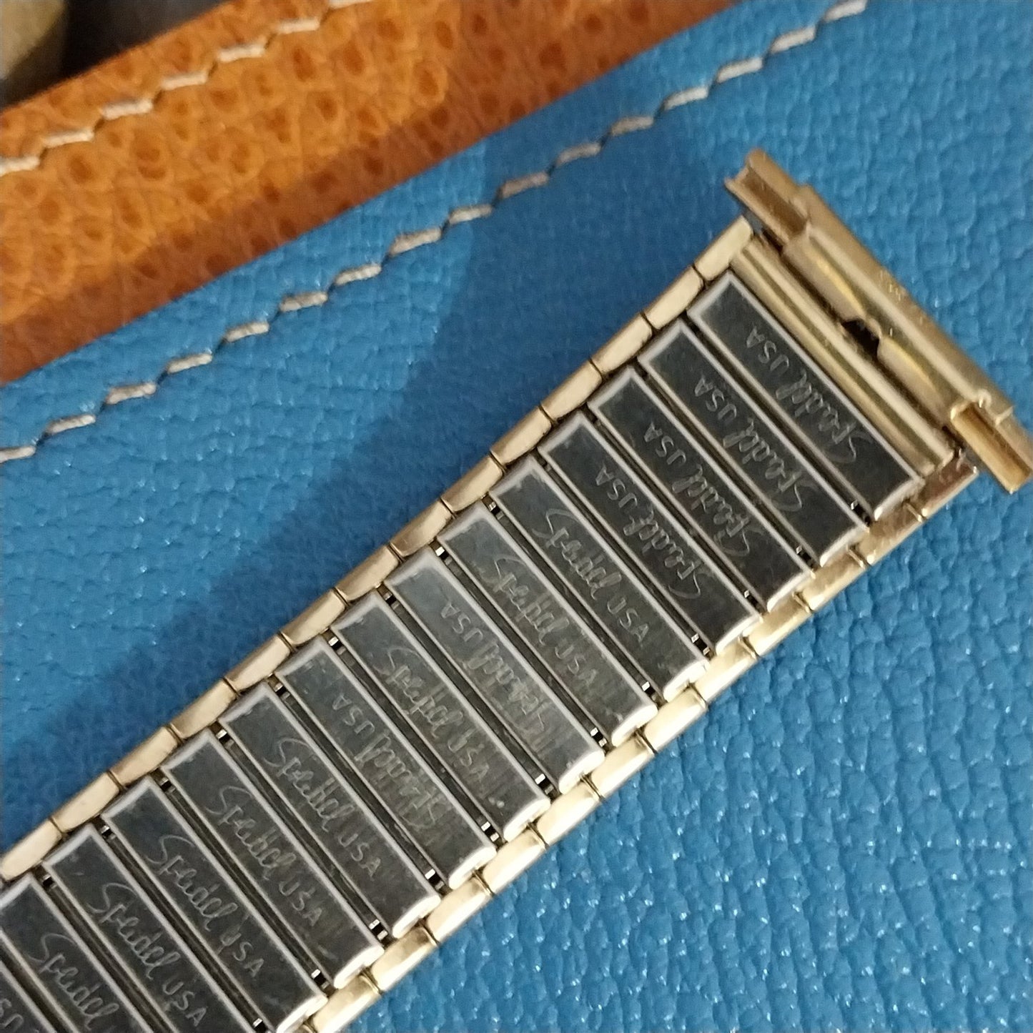 18mm 19mm 20mm Speidel Gold-RGP Wide Twistoflex 1970s nos Unused Watch Band