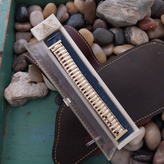 19mm 18mm 17.2mm Gold-Filled JB Champion Unused MCM 1950s Stretch Watch Band