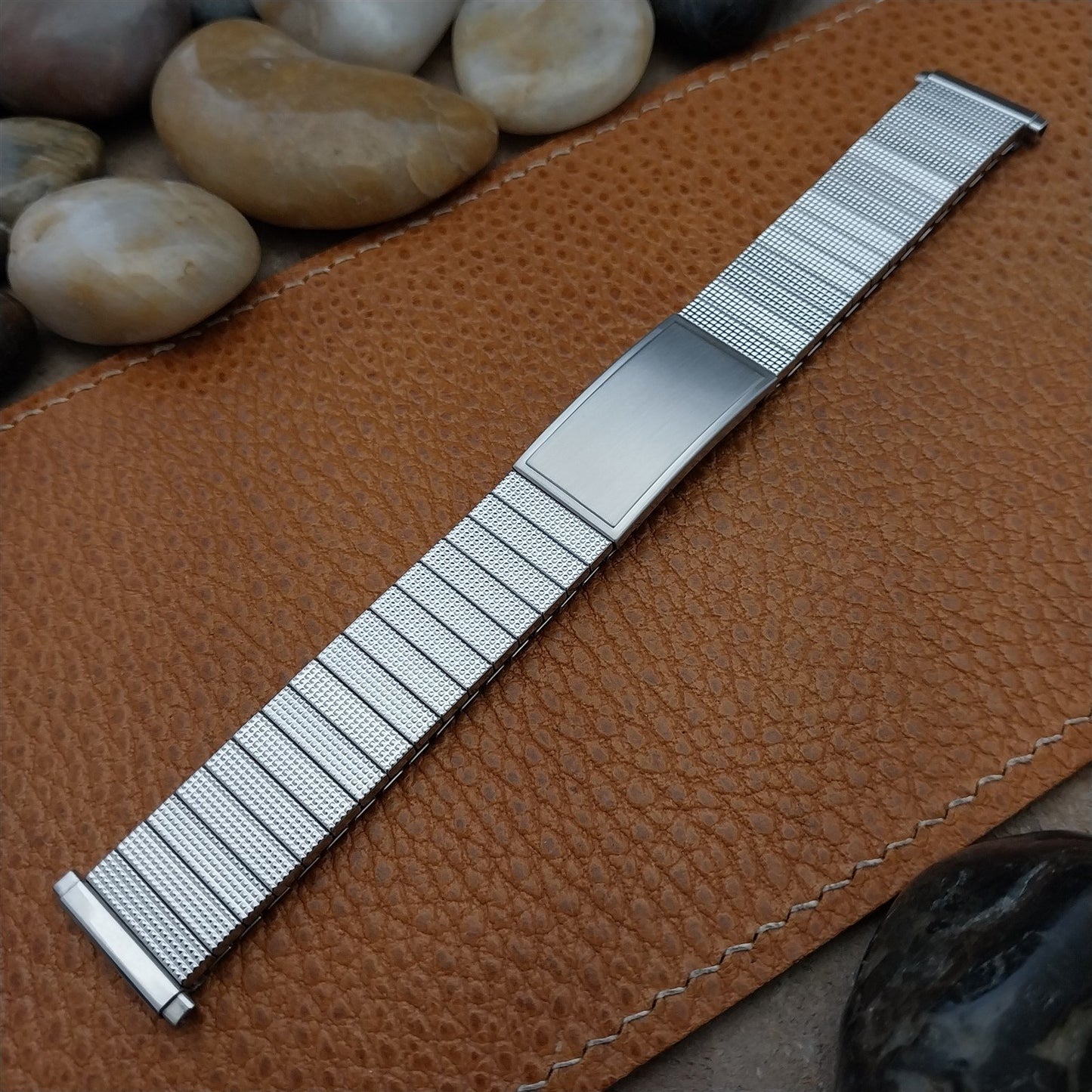 16mm 18mm 19mm Speidel USA Stainless Steel Expansion 1970s Vintage Watch Band