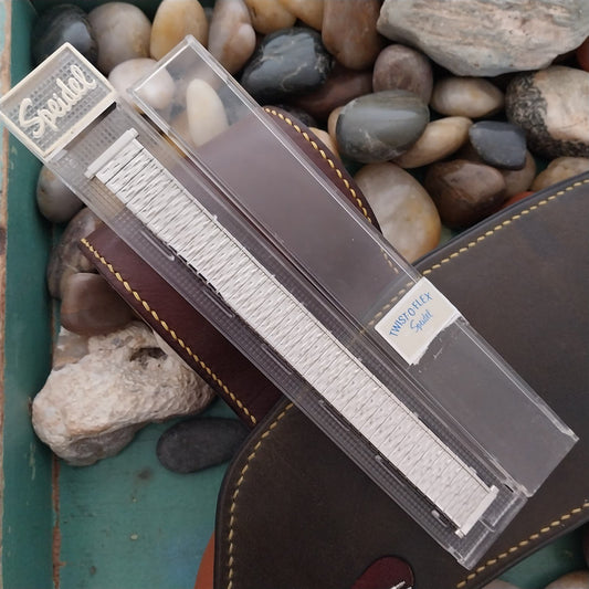 19mm 18mm 16mm Speidel Valencia Stainless Steel Unused 1970s Watch Band